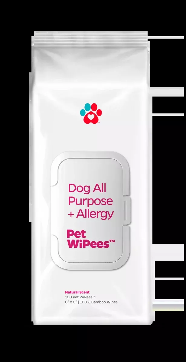 Pet Parents All Purpose + Allergy Pet WiPees – 100 Count