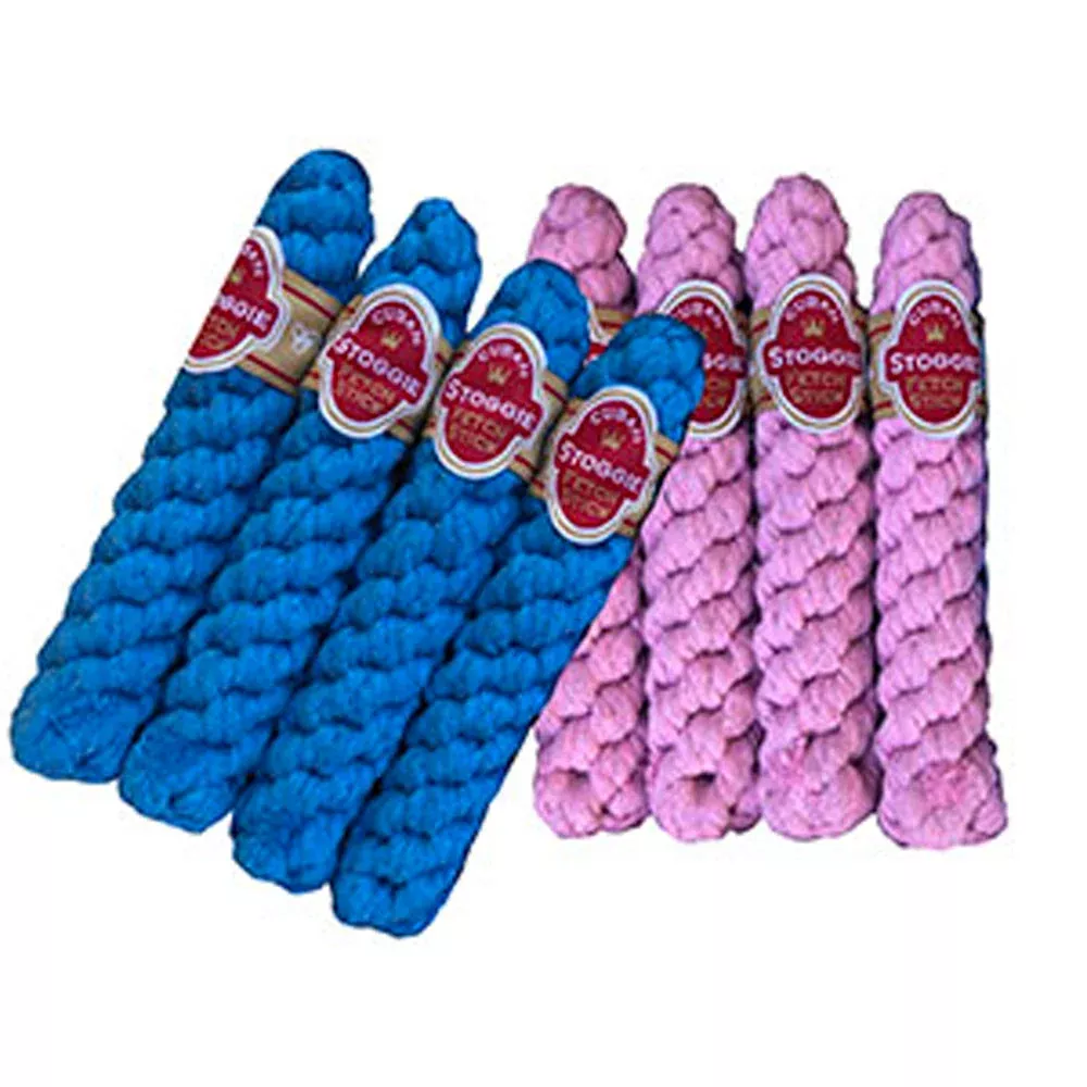 Petite Stoggie Fetch Stick Dog Toy, Pink & Blue – Single Toy