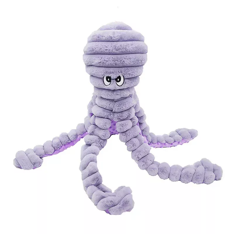 Petlou King Octopus Dog Toy – Purple – 26″