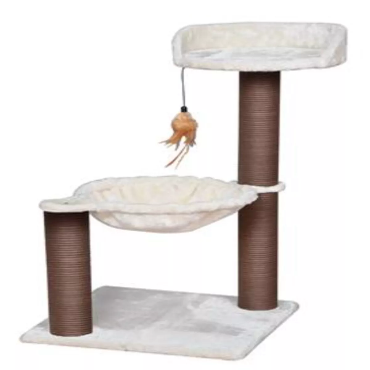 Petpals Catry Nirvana Tree Hammock with Scratching Posts & Feather