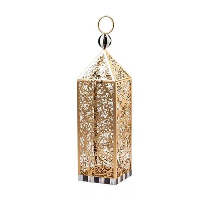 Pierced Leaf Lantern – Large