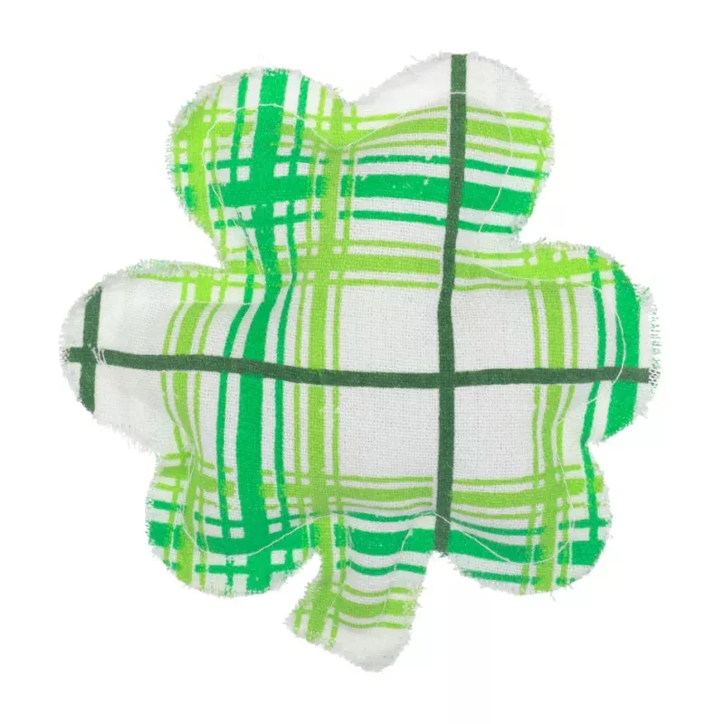 Plaid Shamrock Mini St. Patrick’s Day Pillow