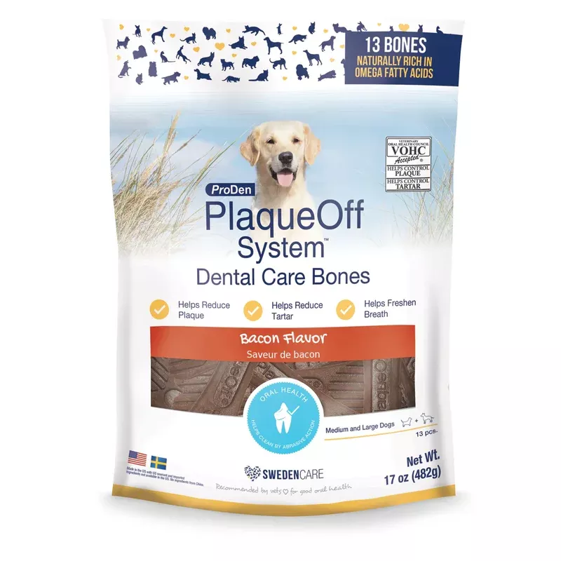 PlaqueOff Dental Bones Bacon