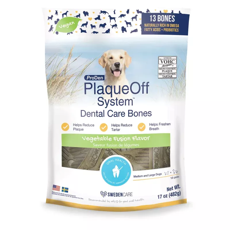 PlaqueOff Dental Bones Vegetable Fusion