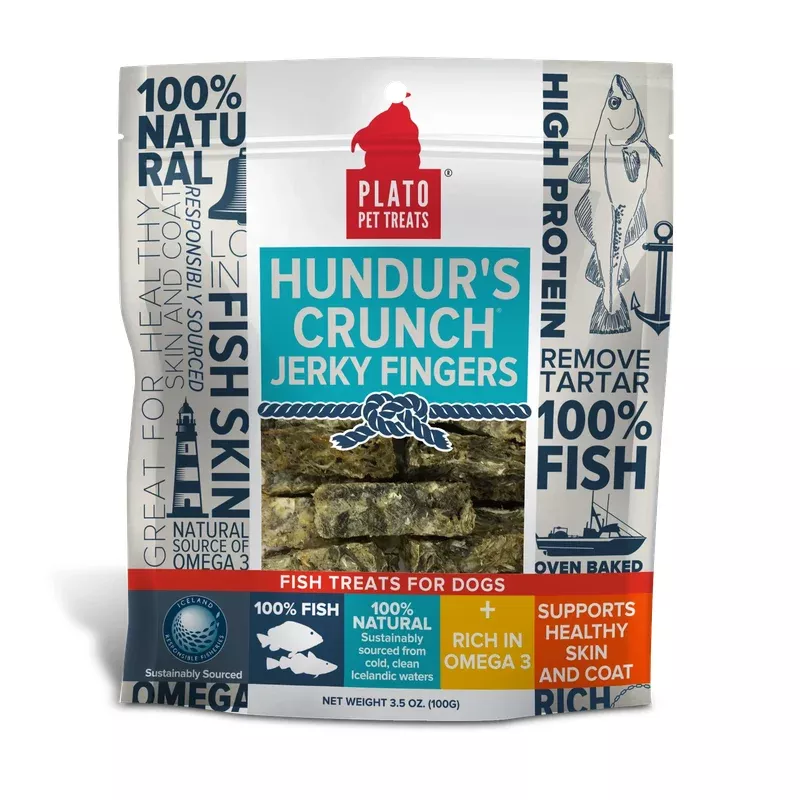 Plato Hundur’s Crunch Jerky Fingers 3.5oz