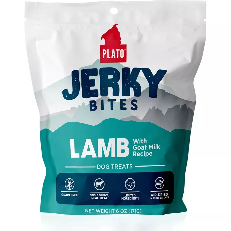 Plato Lamb with Goat Milk Jerky Bites 6oz