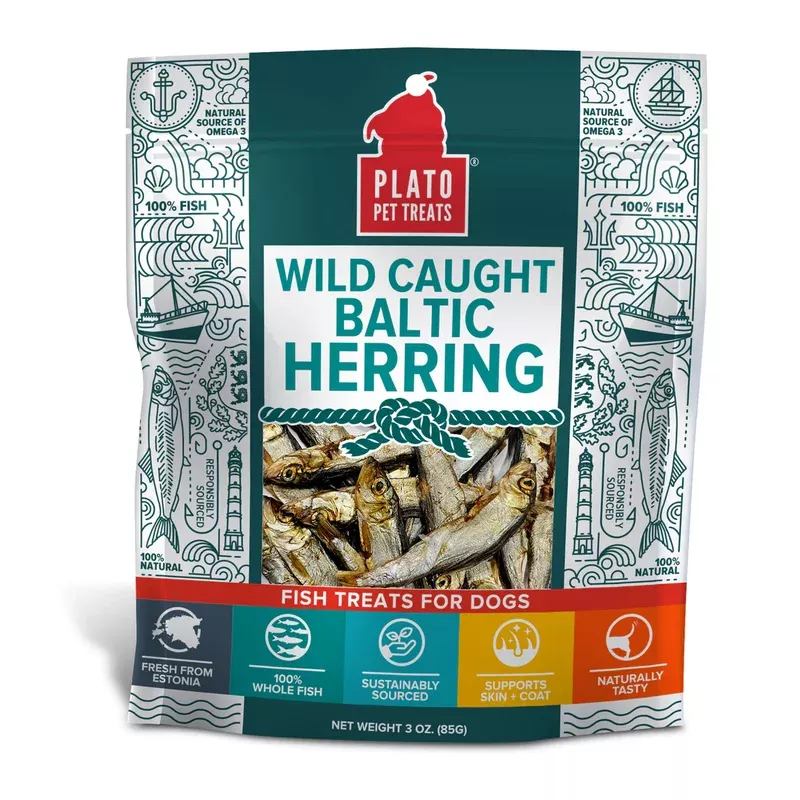 Plato Pet Treats Baltic Herring 3oz