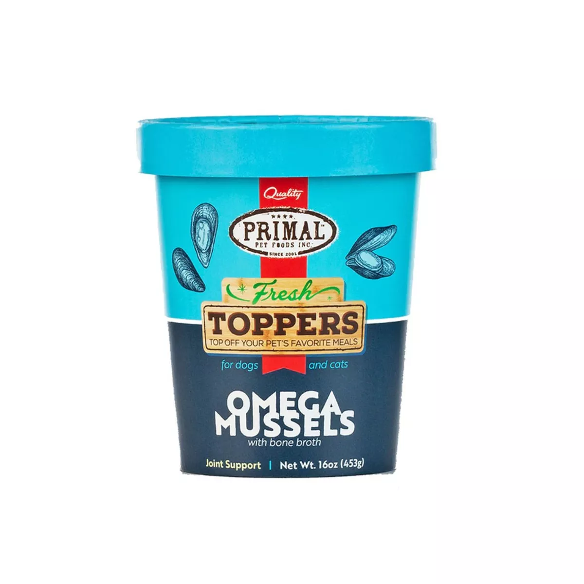 Primal Fresh Topper Omega Mussel