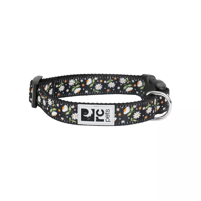 RC Pets Standard Dog Collar – XS 5/8″ – Daisies