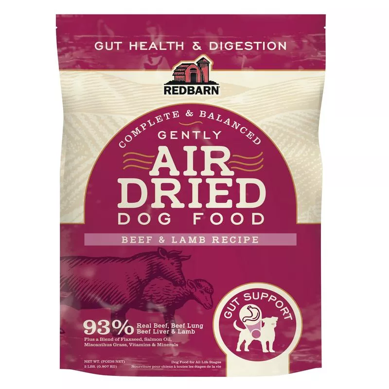 Redbarn Pet Products Air Dried Gut Support Dry Dog Food Beef & Lamb 2 lb