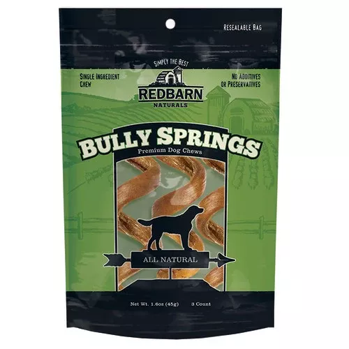 Redbarn Pet Products, Redbarn Pet Products Bully Springs Dog Treat, 1 Each/3 pk, 6 in
