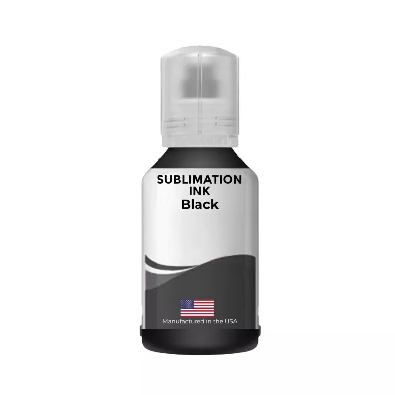 Replacement 140ml Black Sublimation Ink Bottle Compatible with Epson Supertank Printers for 502/512/522 Bottles