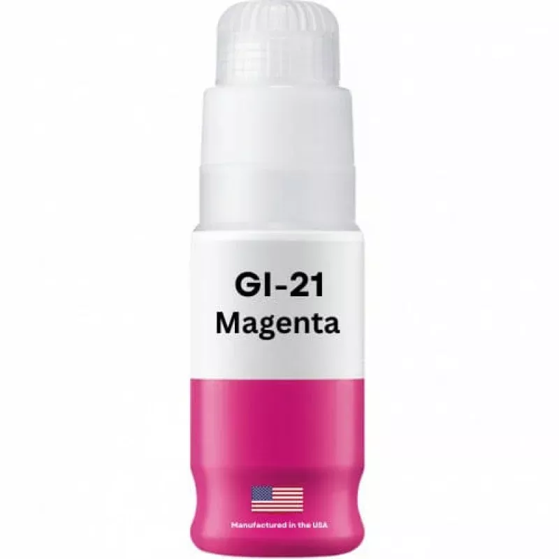 Replacement Ink Bottle For Canon GI-21 (4538C001) 70 ml Magenta