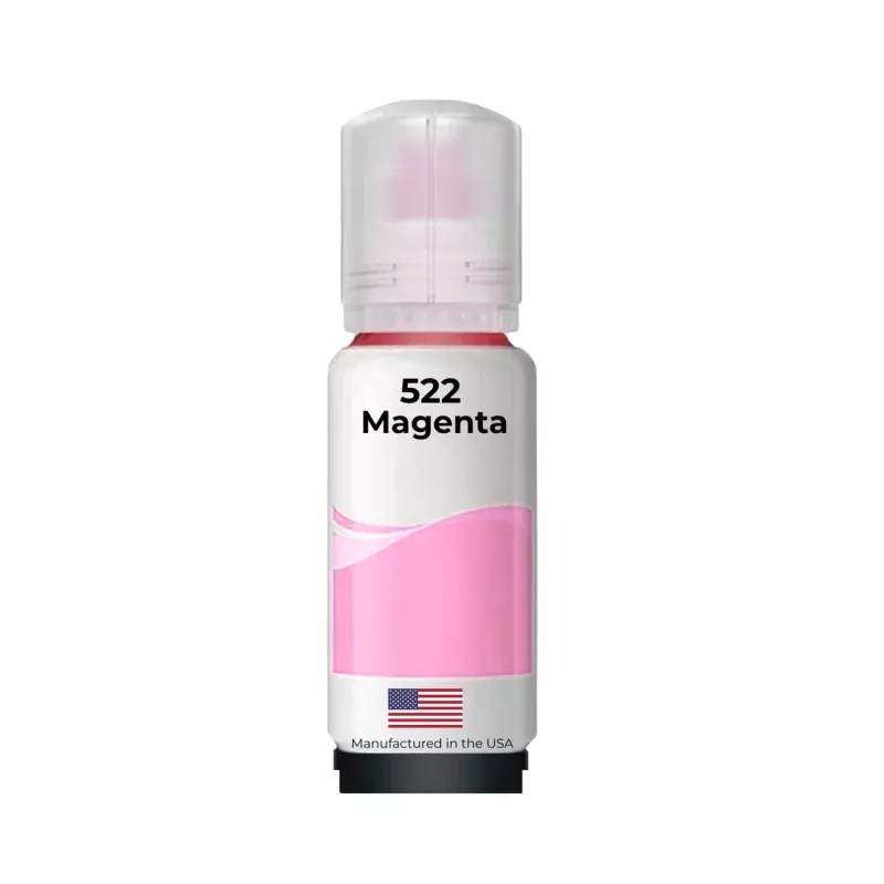 Replacement Ink Bottle For Epson 522 (T522320-S) 70 ml Magenta