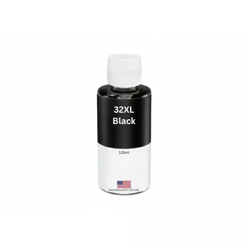 Replacement Ink Bottle For HP 32XL (1VV24AN) 135 ml Black Ink Bottle High Yield