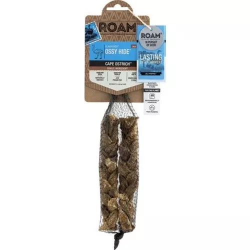 Roam, Roam Flavor Rich Ossy Hides, 2 Pack,Ostrich