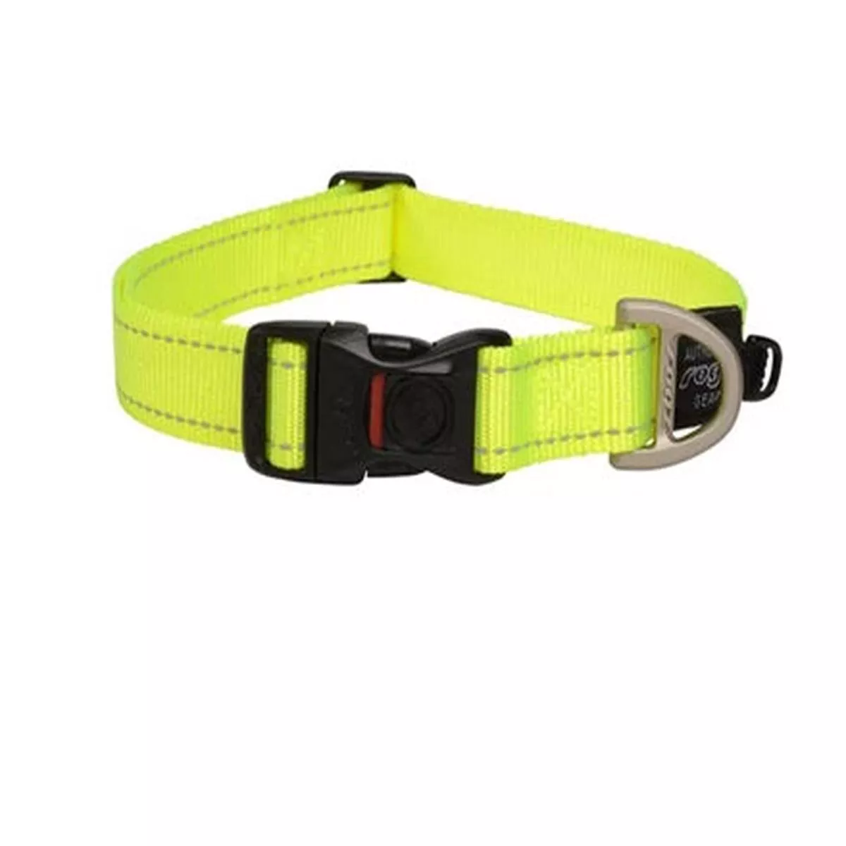 ROGZ DOG COLLAR CLASSIC DAYGLO YELLOW