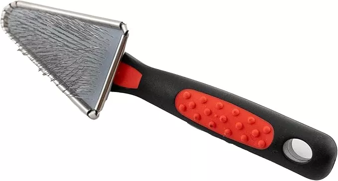RYAN’S PET SUPPLIES Paw Brothers Triangle Soft Pin Slicker Brush