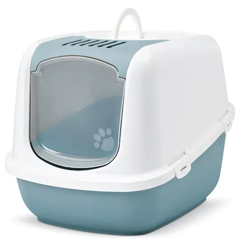 Savic Nestor Jumbo Toilet Home for Cats (Bluestone)