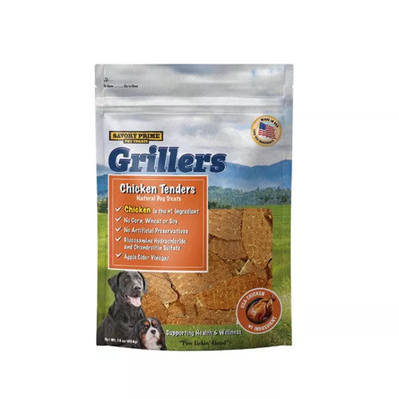 Savory Prime Girllers Jerky Tenders Dog Treats Chicken 16 oz – Default Title