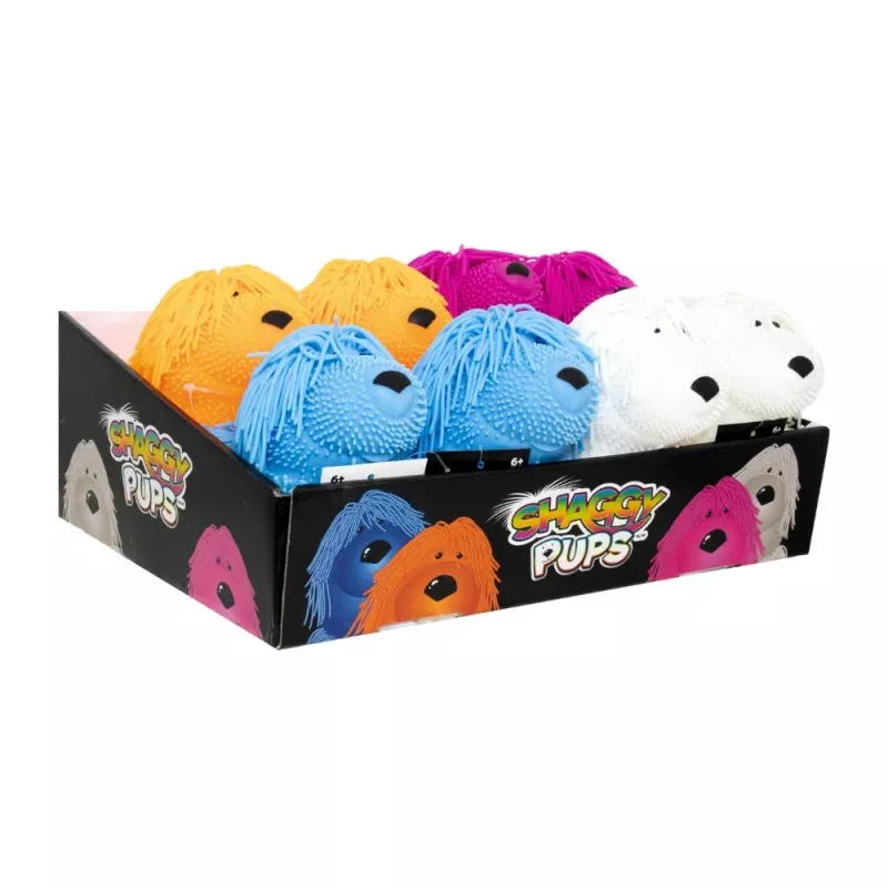 Shaggy Pups|Blue&Hot Pink&Orange&White