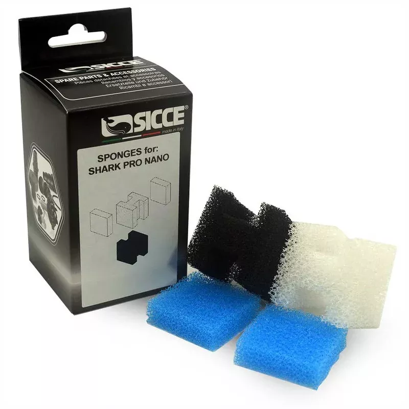 Shark PRO NANO Replacement Sponges – Sicce