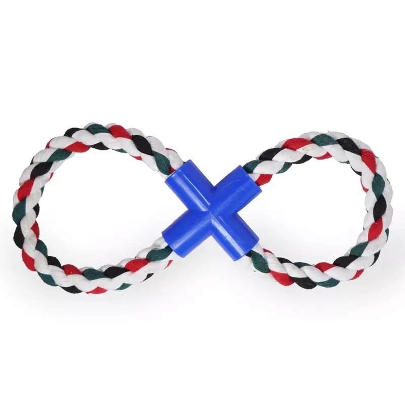 Skatrs Cotton Loop Rope Tug Toy for Dogs and Cats