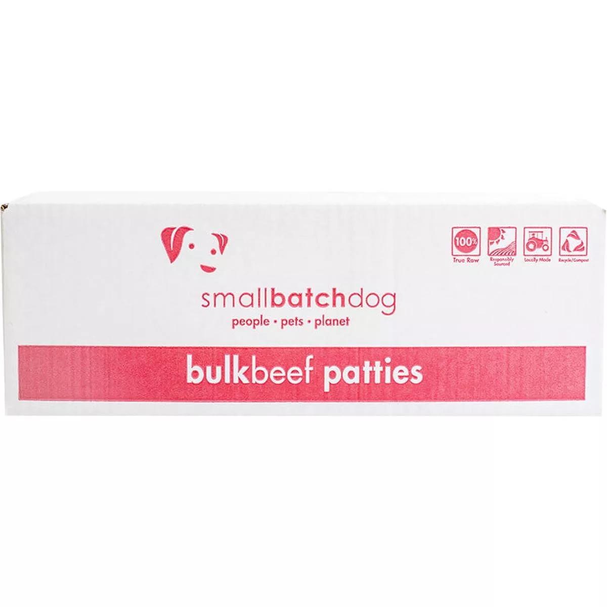 Smallbatch dog Frozen Patties – Beef 18lb {L-x} SD-5