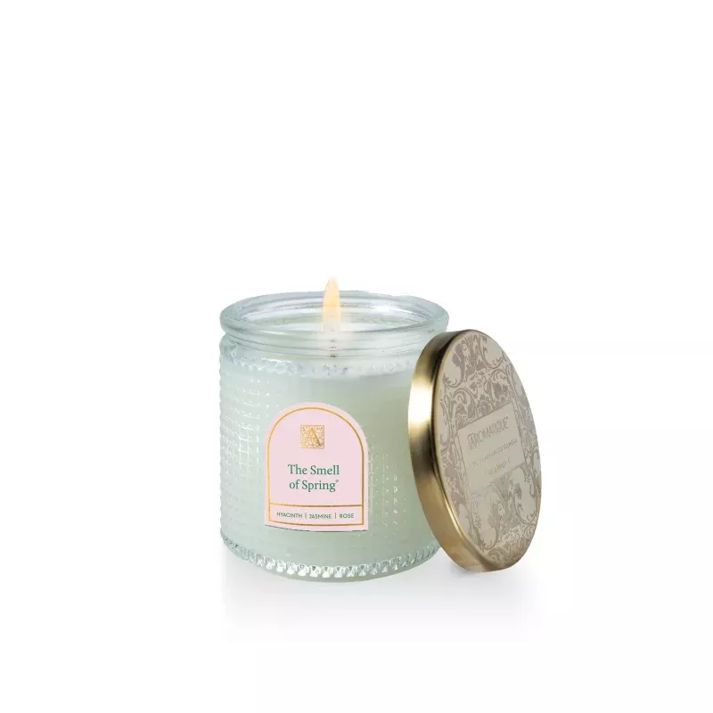 The Smell of Spring – Textured Glass Candle