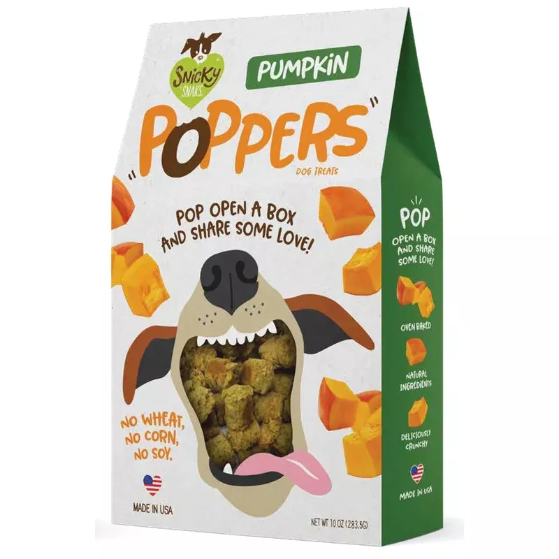 Snicky Snaks Pumpkin Poppers Treat 10 oz