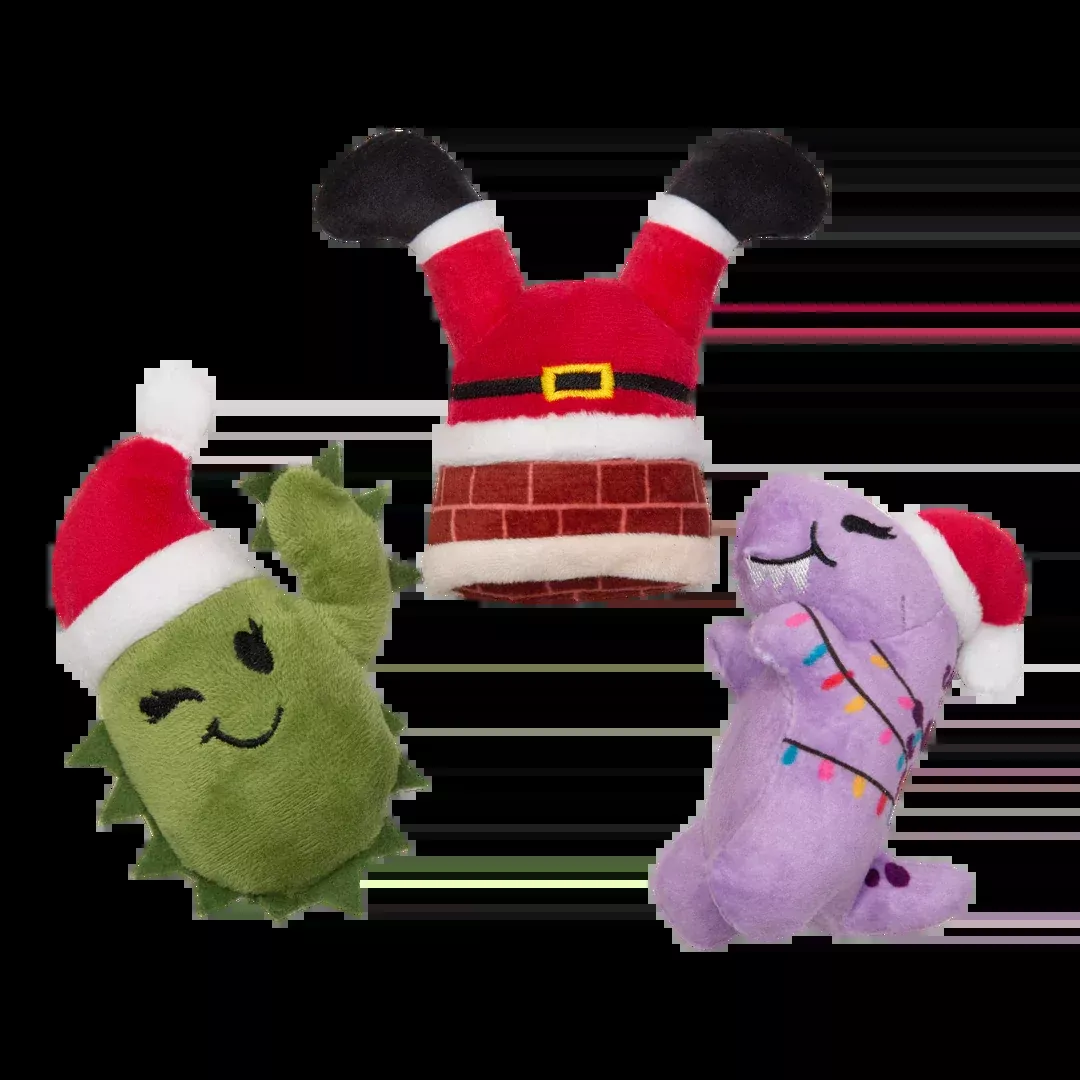 Snugarooz Santa’s Fun Dog Toy – 3 Pack