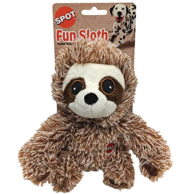 Spot Fun Sloth Plush Dog Toy Assorted 7 in – Default Title