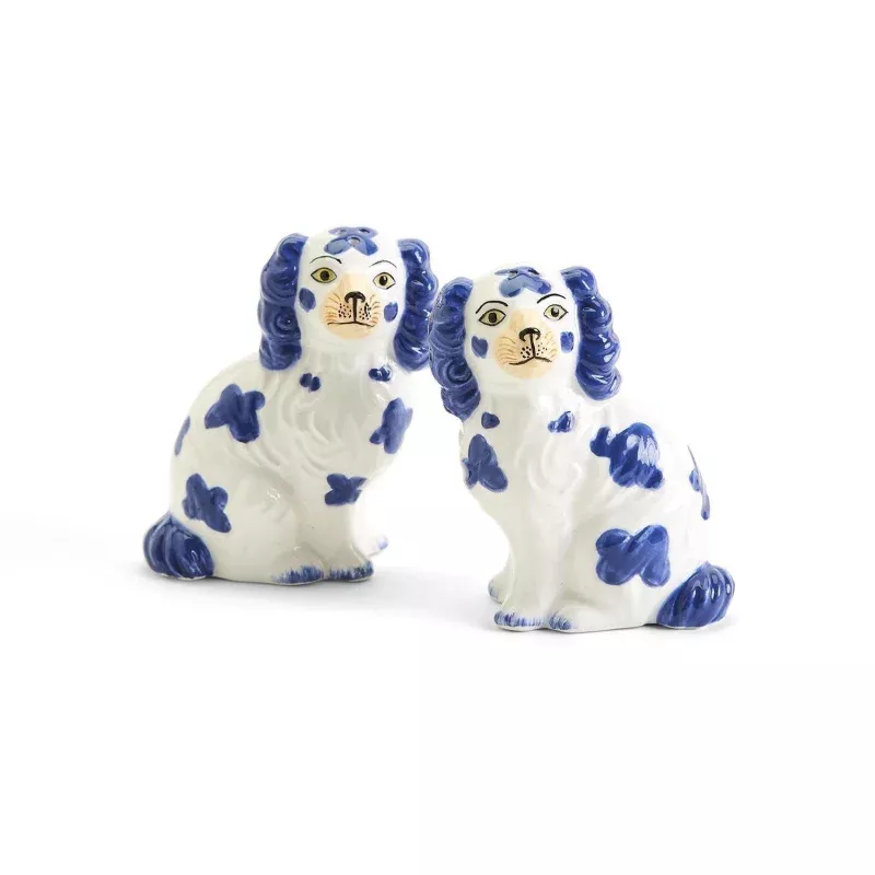Staffordshire Dog Salt and Pepper Shaker Set of 2