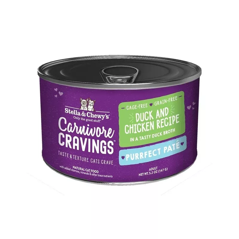 Stella & Chewy’s 5.2 Carnivore Cravings Purrfect Duck & Chicken Pate