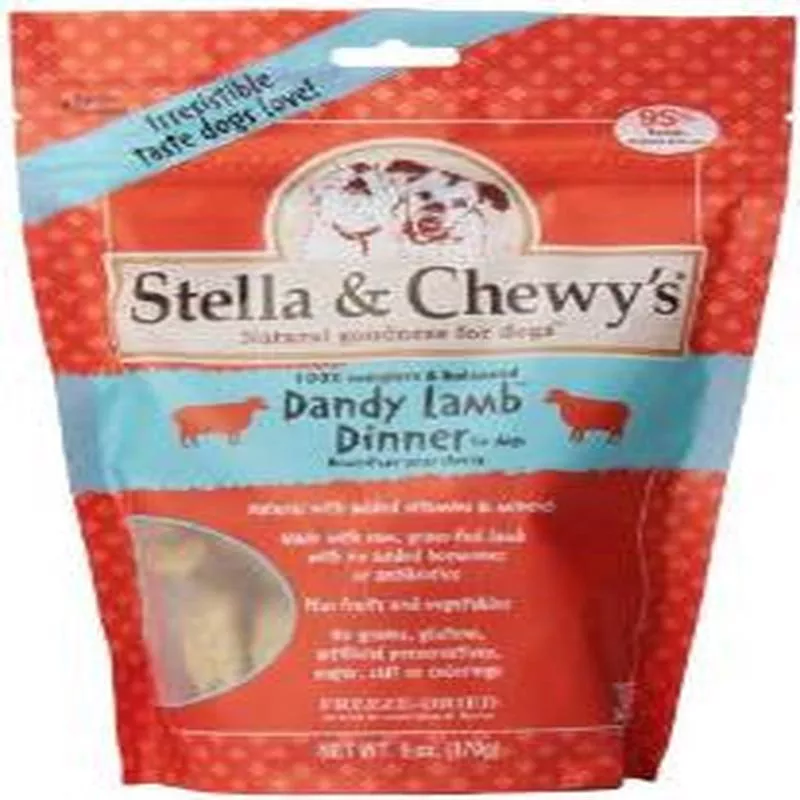 Stella & Chewy’s 5.5 oz. Freeze-Dried Dandy Lamb Dinner {L+1x} 860146
