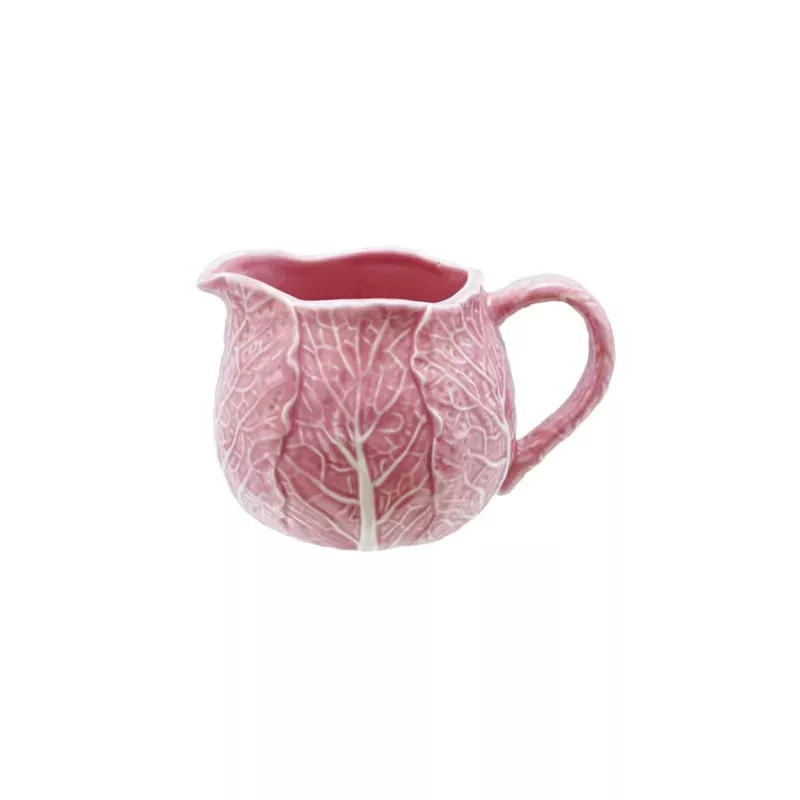 Stoneware Cabbage Shaped Creamer – Pink