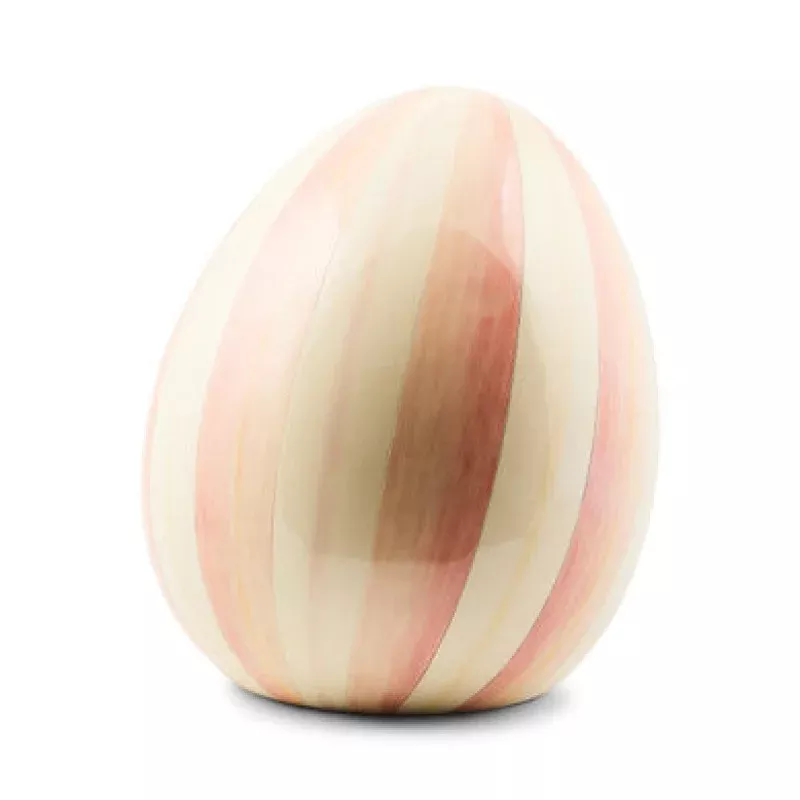 Stripe Medium Egg|Aqua&Rosy&Violet