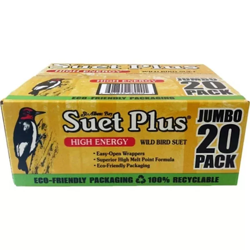 Suet Plus, Suet Plus High Energy Jumbo Pack, 20 Pack,High Energy