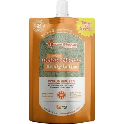 Sweet-Nectar, Sweet-Nectar Oriole Ready-To-Use Bag, 250 ML,Clear
