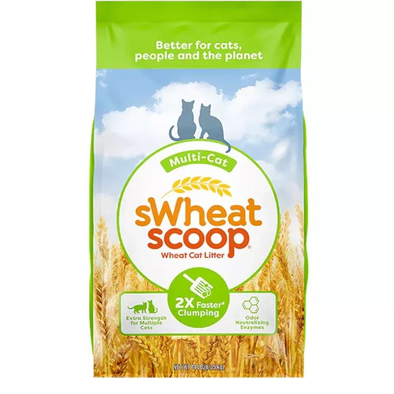 sWheat Scoop Multi-Cat Wheat Cat Litter