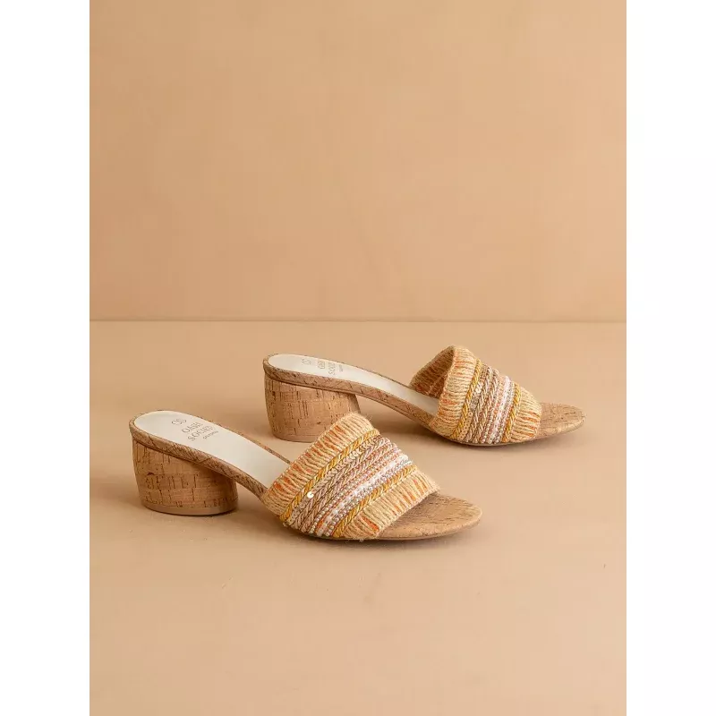 The Talum Orange Versatile Vacation Summer Sandal
