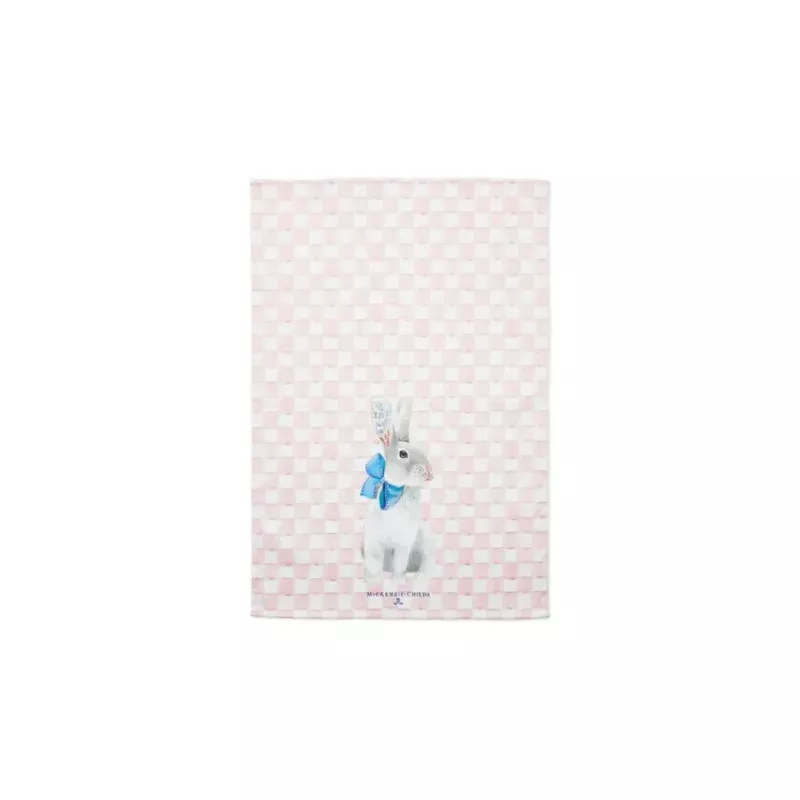 Tattoo Bunny Dish Towel