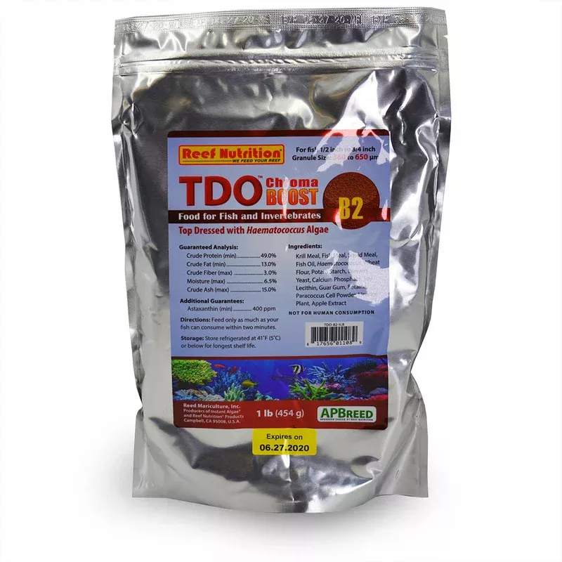 TDO-B2 Chroma Boost Fish Food (16 oz) – Reef Nutrition