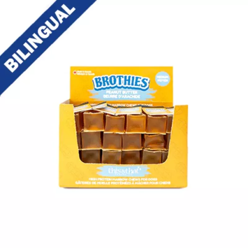 This & That Brothies Peanut Butter Medium PDQ