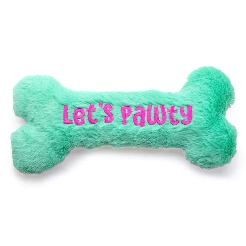 ThoozyPet Birthday Bone Large Plush Dog Toy 11″