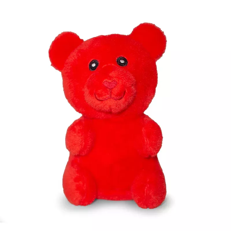 ThoozyPet Gummy Bear Plush Dog Toy Red 6″