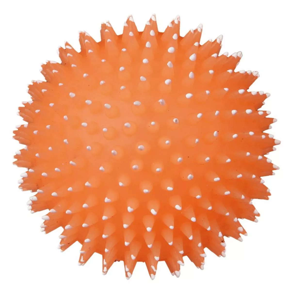 Trixie | Vinyl Moonlight Hedgehog Ball | Luminous Glow in the Dark Dog Toy