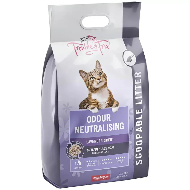 Trouble & Trix Lavender Clumping Litter