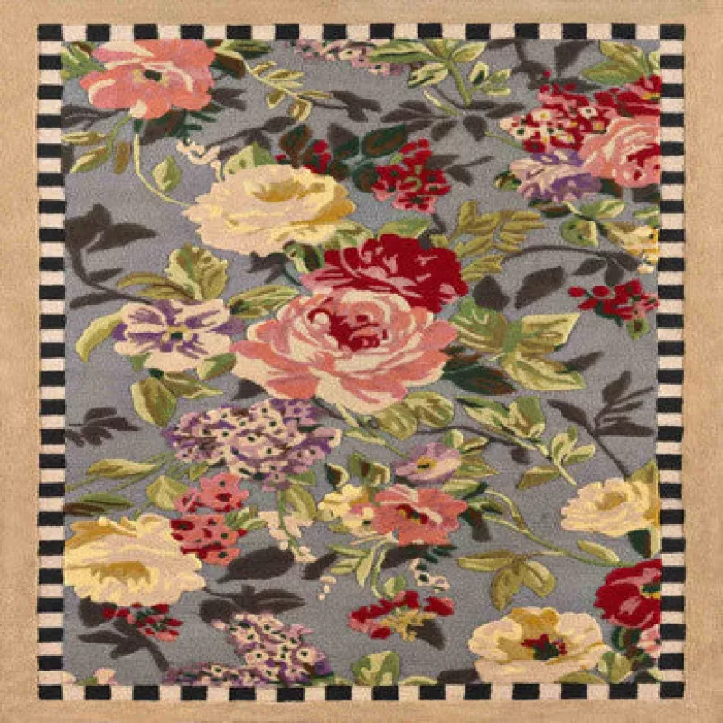 Tudor Rose 5′ X 7’6 Washable Rug