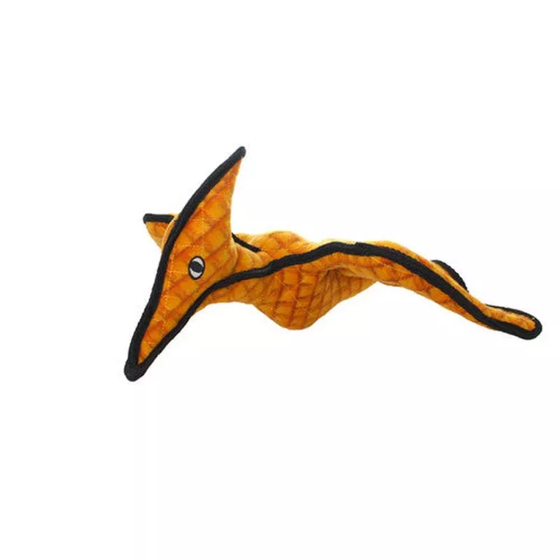 Tuffy Dinosaur Pterodactyl Durable Dog Toy Orange 23in – Default Title